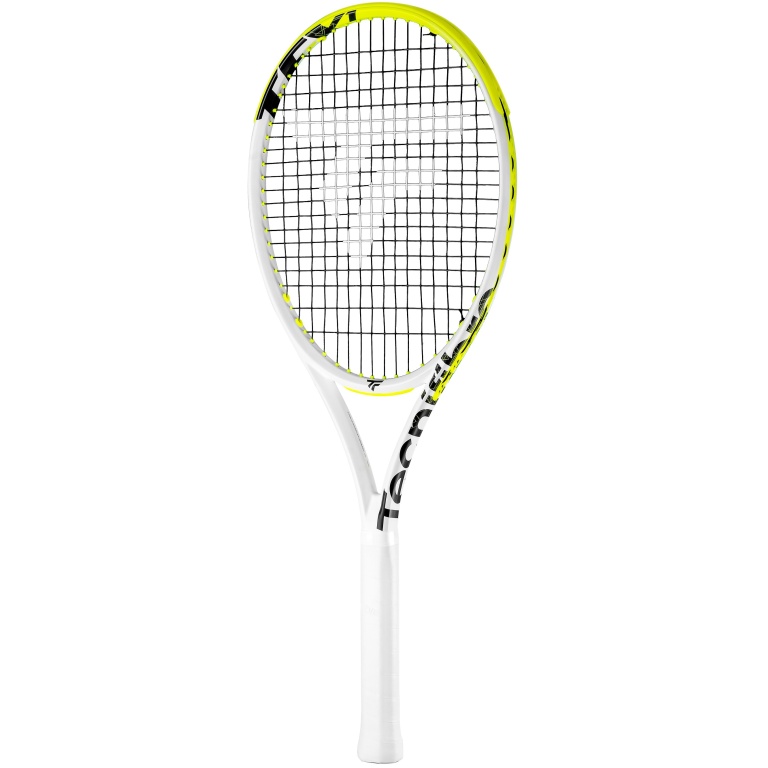 Tecnifibre Tennisschläger TF-X1 300 V2 100in/300g/Turnier 2024 weiss/gelb - unbesaitet -